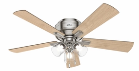 Crestfield 52"Ceiling Fan Brushed Nickel home cooling fans in medium size