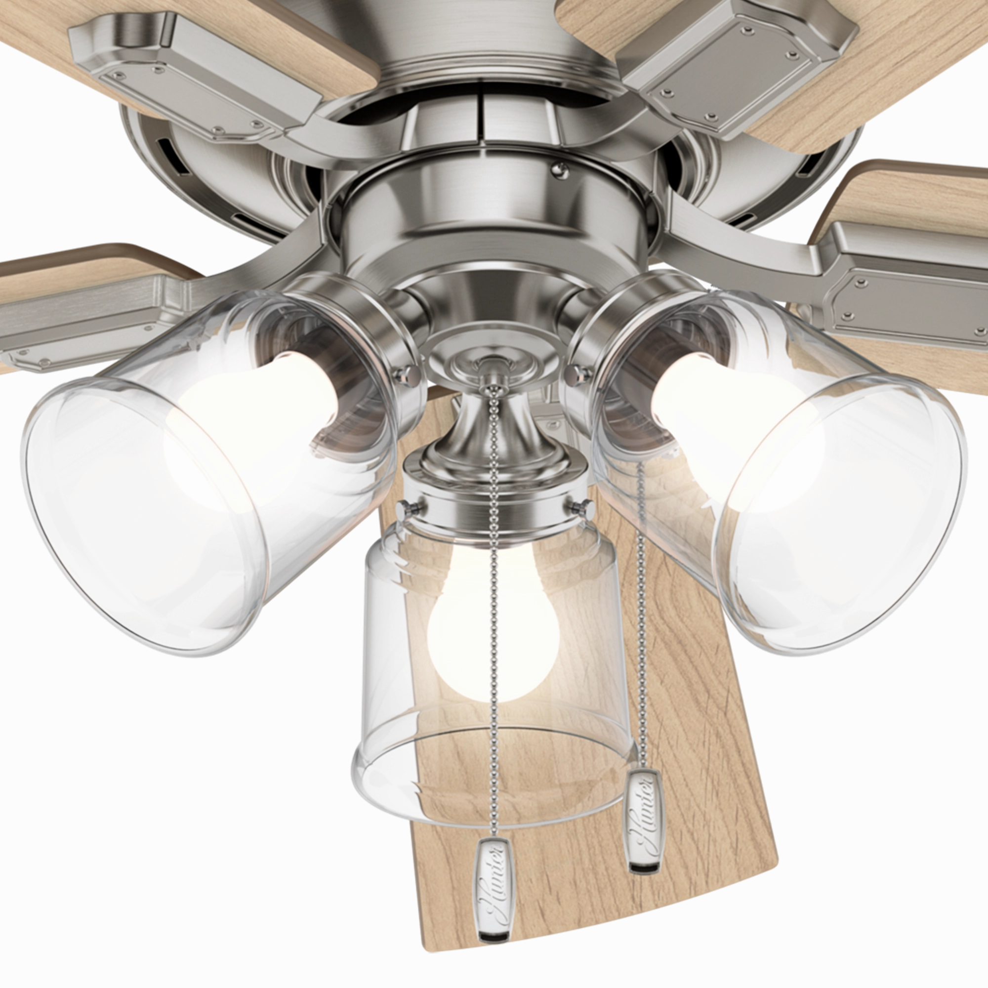 Crestfield 52"Ceiling Fan Brushed Nickel