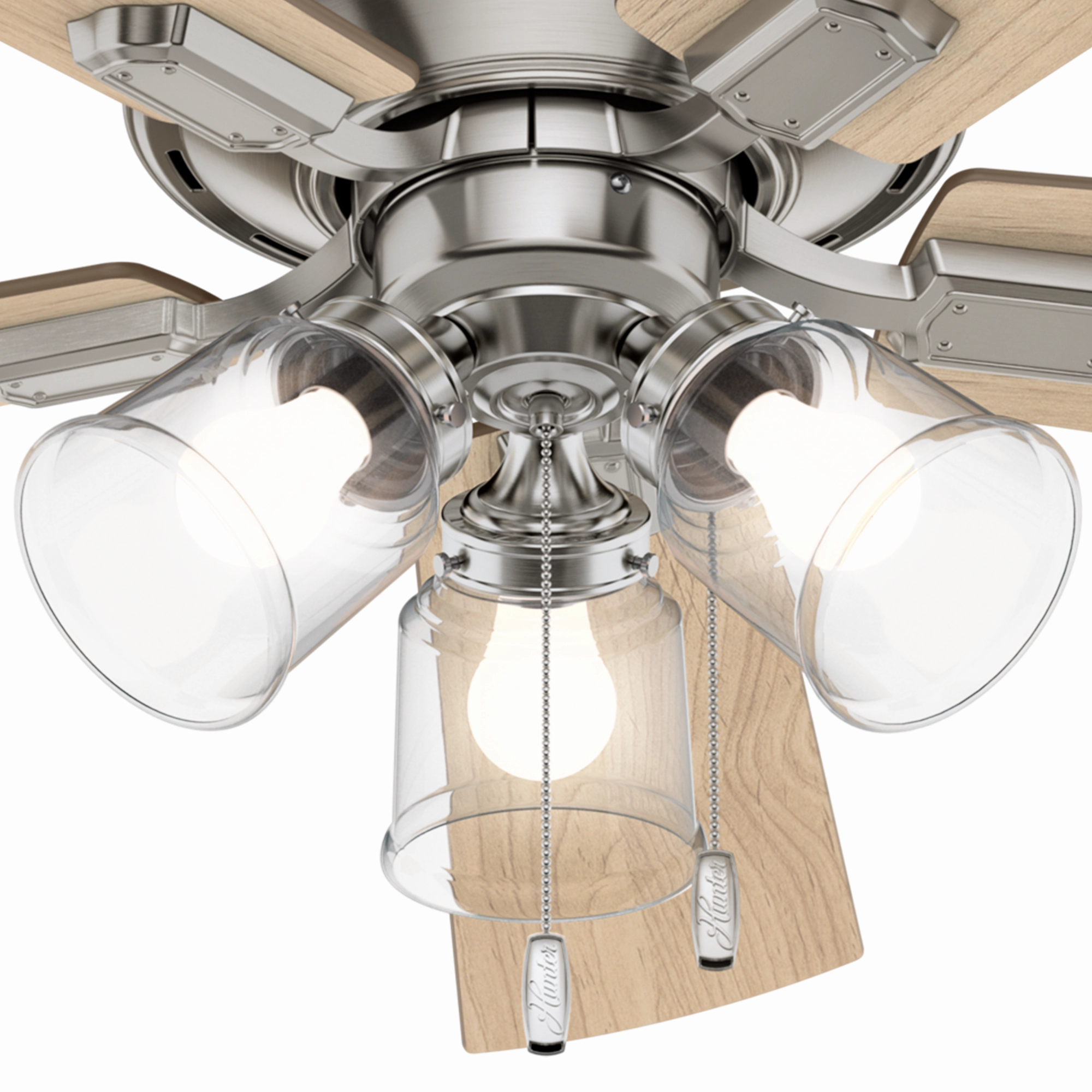 Crestfield 52"Ceiling Fan Brushed Nickel