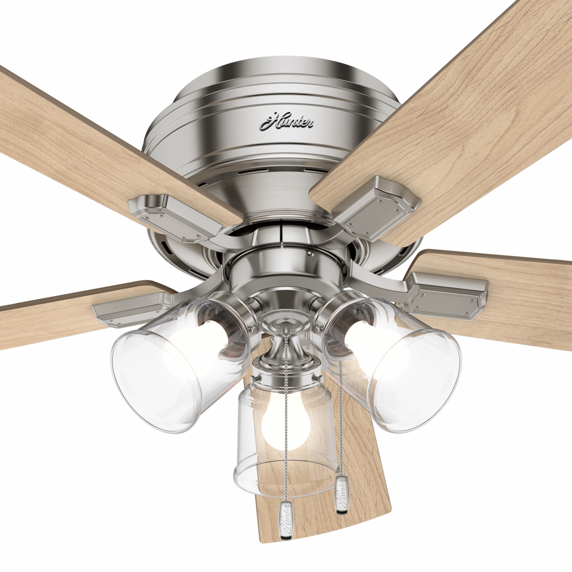 Crestfield 52"Ceiling Fan Brushed Nickel