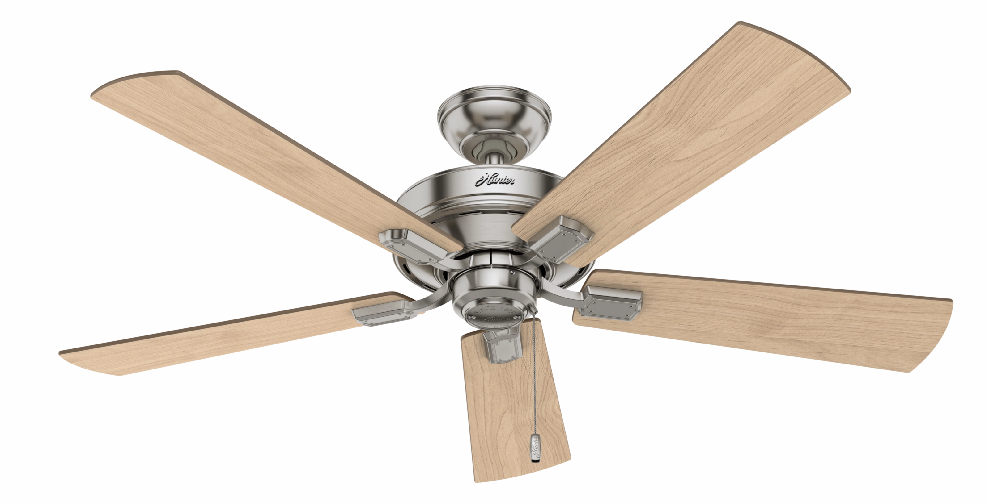 Crestfield 52"Ceiling Fan Brushed Nickel