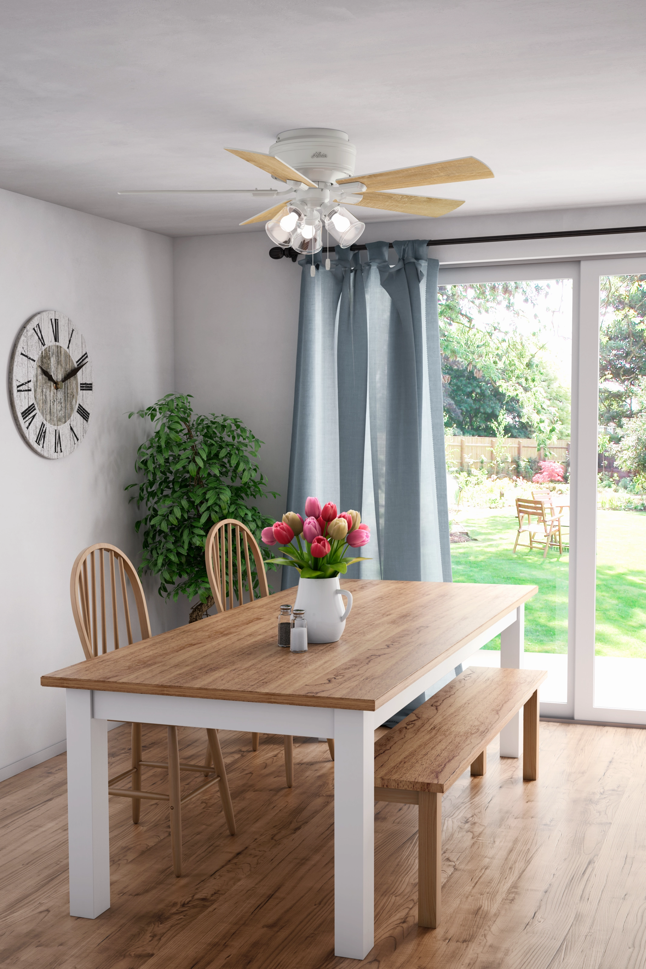 Crestfield 52"Ceiling Fan Fresh White