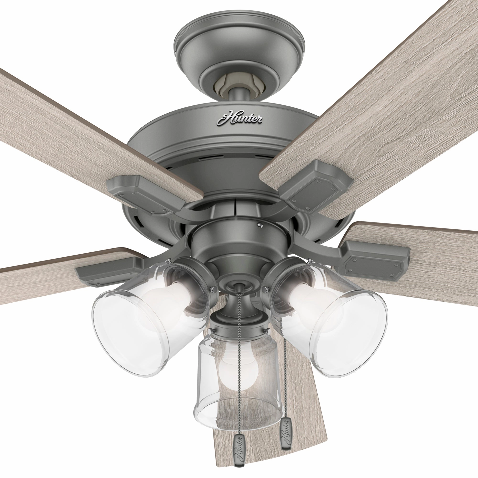Crestfield 52"Ceiling Fan Matte Silver