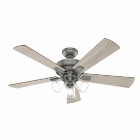 Crestfield 52"Ceiling Fan Matte Silver affordable medium fans for summer