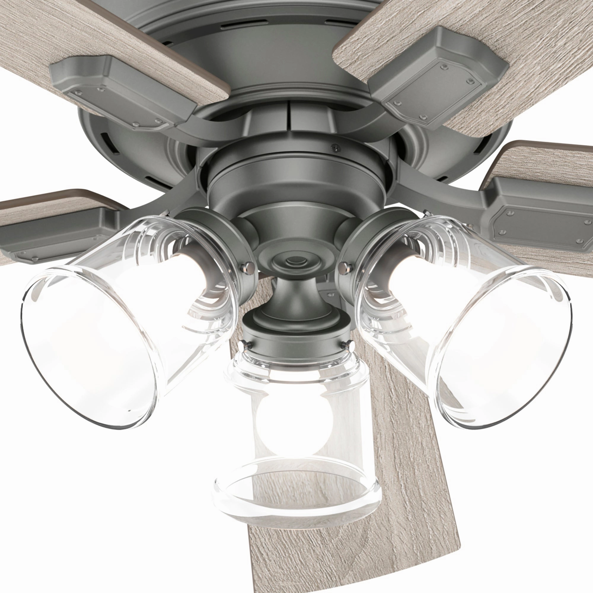 Crestfield 52"Ceiling Fan Matte Silver