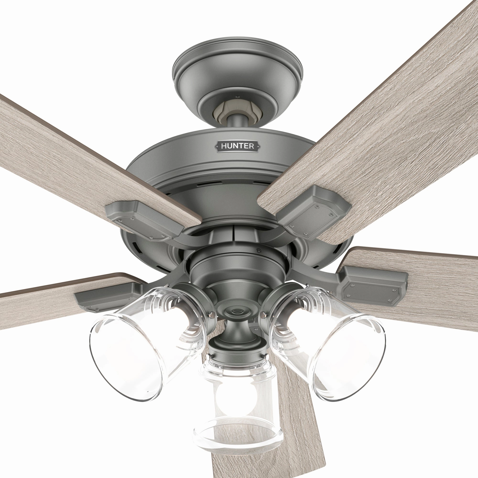 Crestfield 52"Ceiling Fan Matte Silver