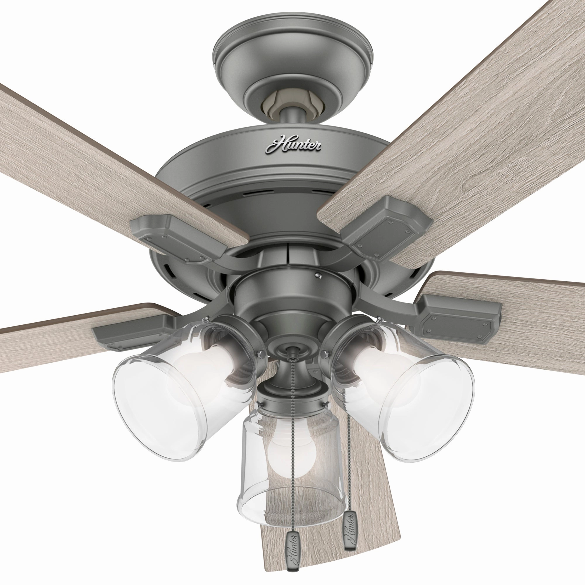 Crestfield 52"Ceiling Fan Matte Silver