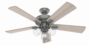 Crestfield 52"Ceiling Fan Matte Silver high-speed electric fans for better airflow