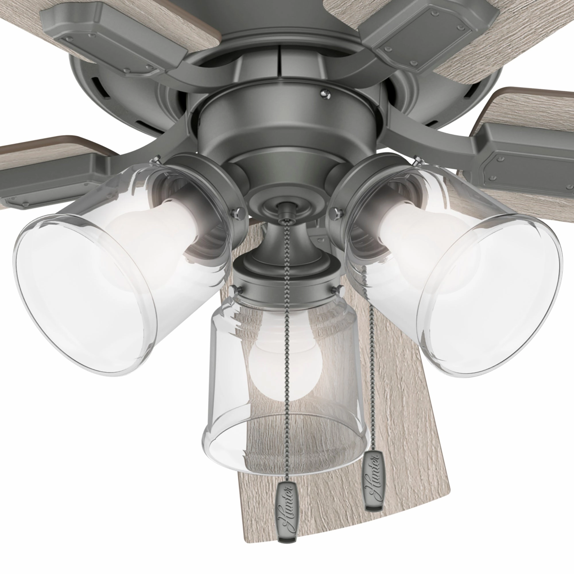 Crestfield 52"Ceiling Fan Matte Silver