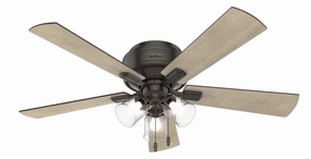 Crestfield 52"Ceiling Fan Noble Bronze low-noise fans for peaceful environments