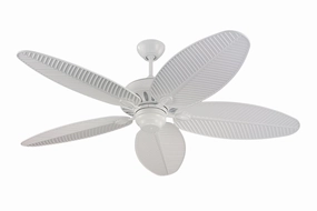 Cruise 52" Ceiling Fan White compact medium fans for desks and counters