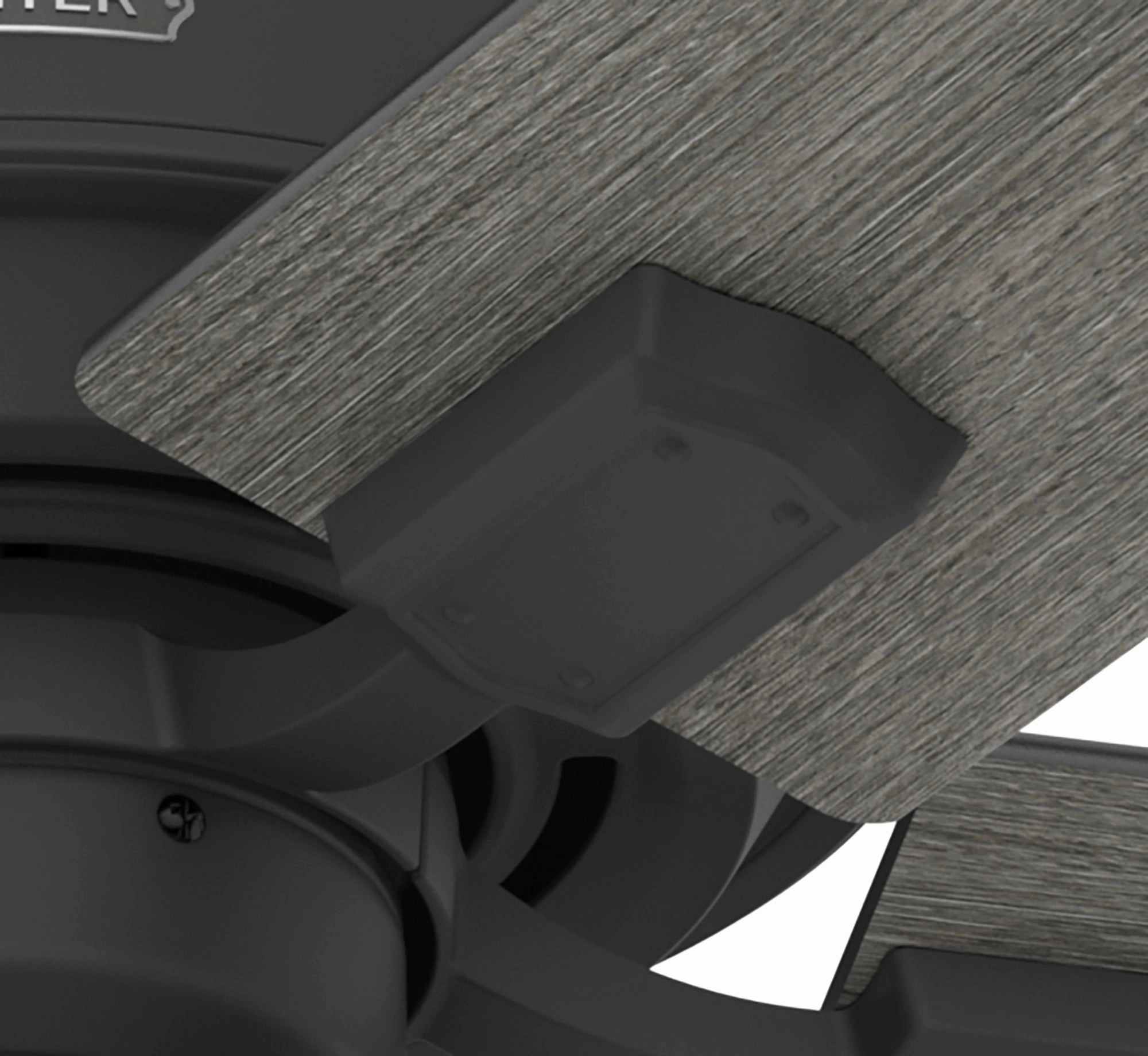 Crystal Peak 44"Ceiling Fan Matte Black