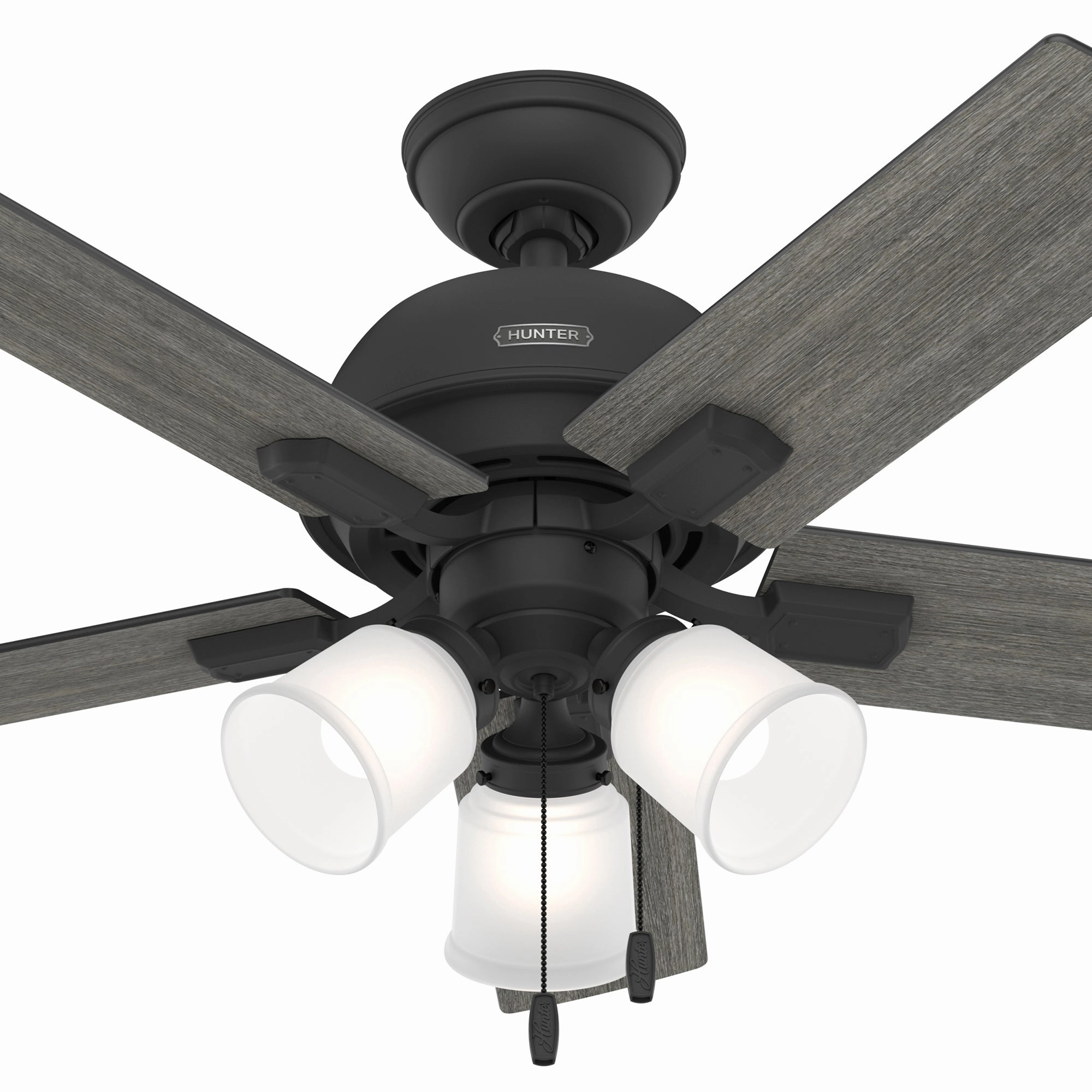 Crystal Peak 44"Ceiling Fan Matte Black