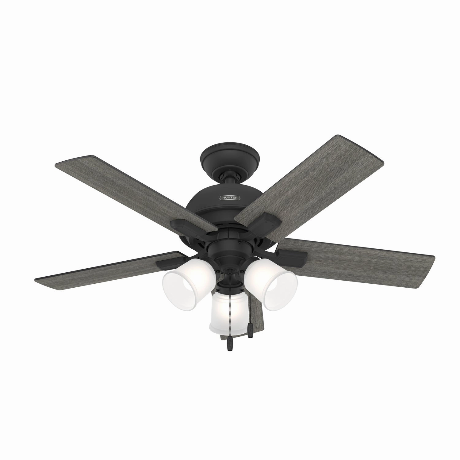Crystal Peak 44"Ceiling Fan Matte Black best small fans for home and travel