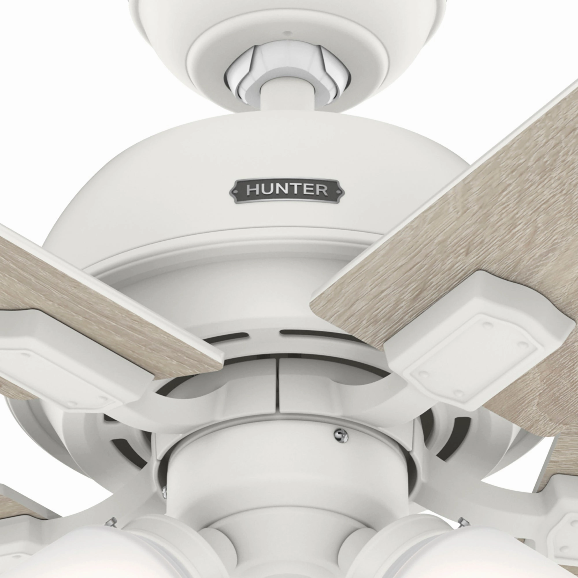 Crystal Peak 44"Ceiling Fan Matte White