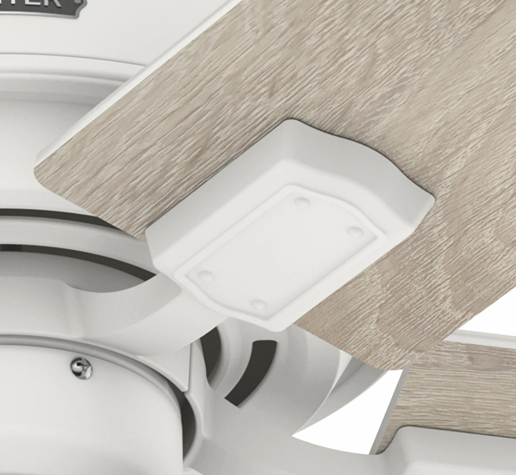 Crystal Peak 44"Ceiling Fan Matte White