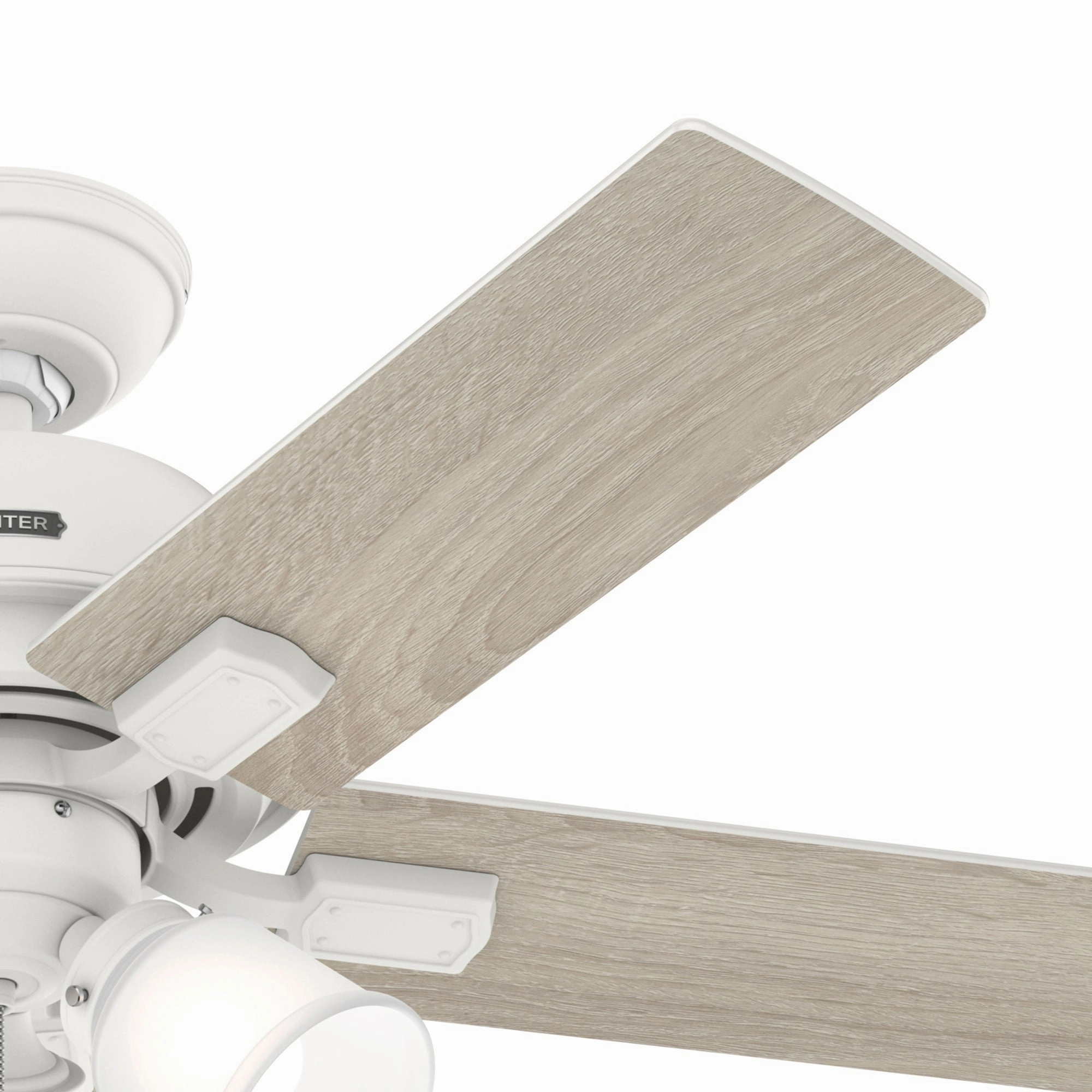 Crystal Peak 44"Ceiling Fan Matte White