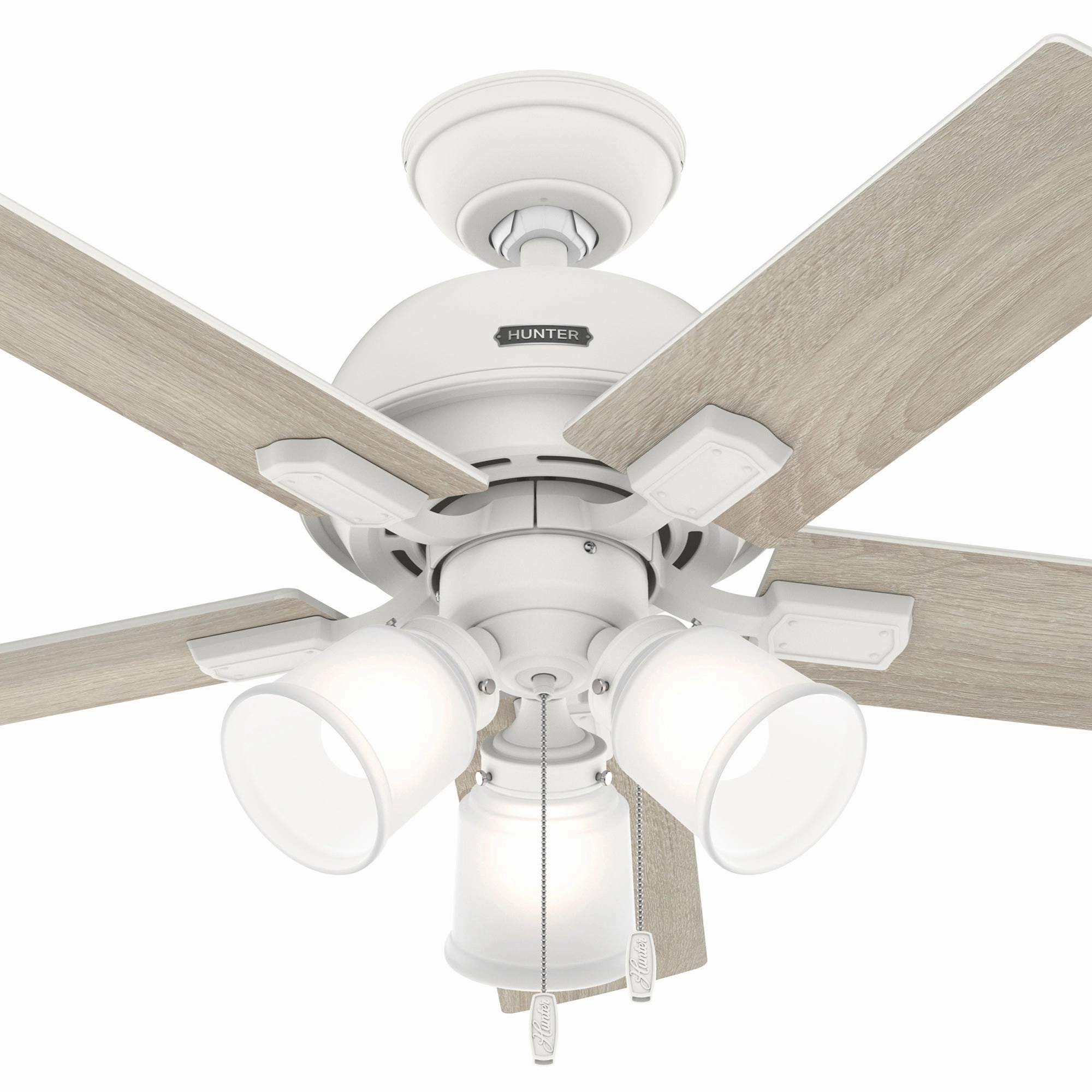 Crystal Peak 44"Ceiling Fan Matte White