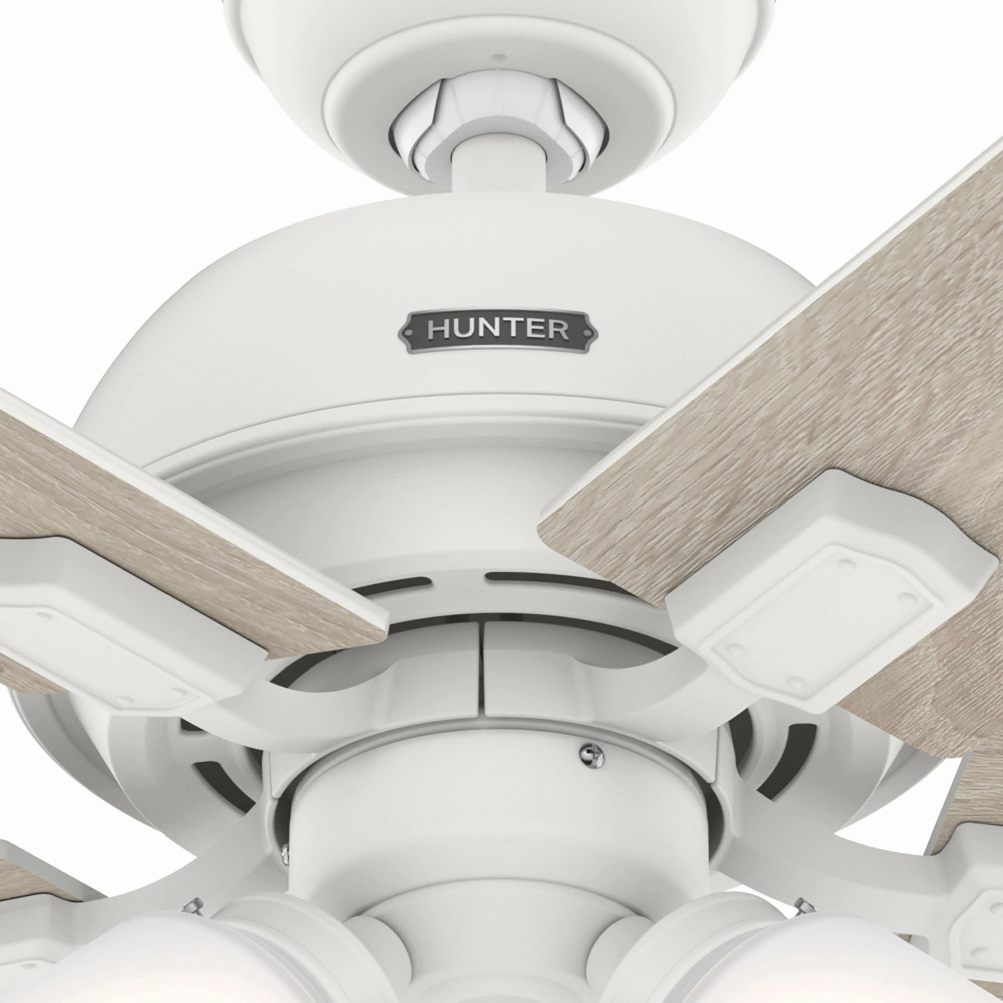 Crystal Peak 44"Ceiling Fan Matte White