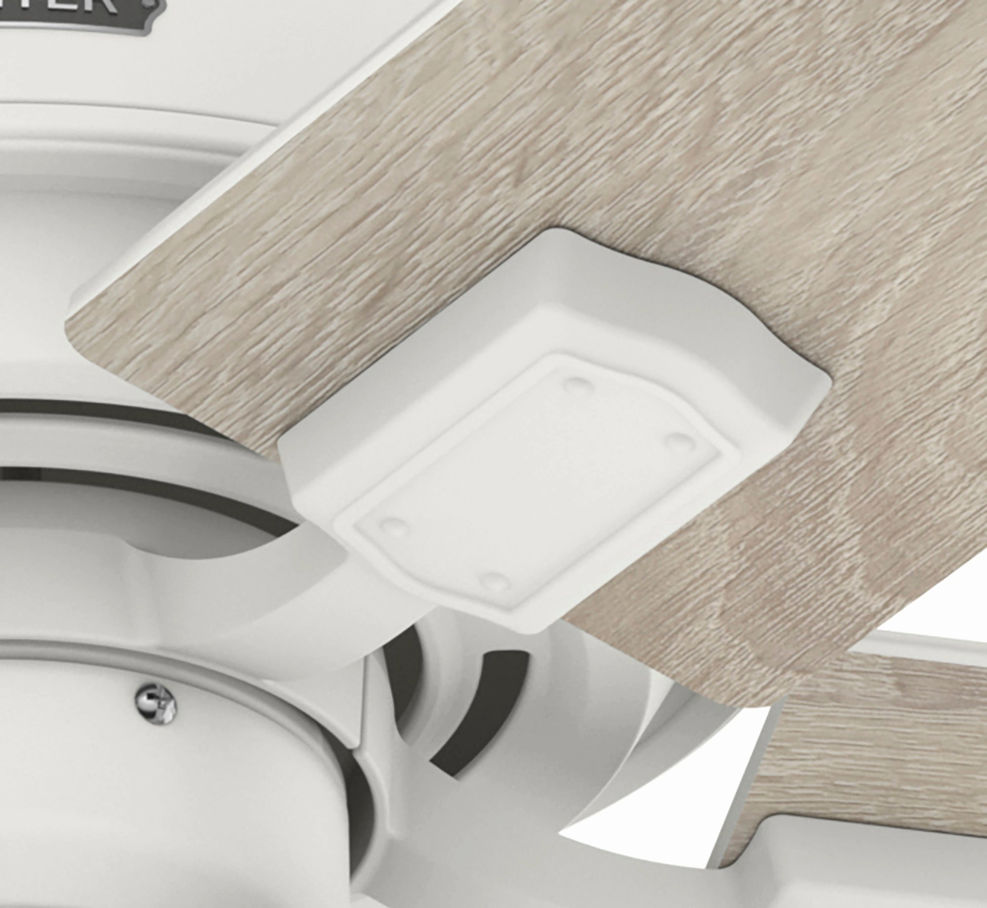 Crystal Peak 44"Ceiling Fan Matte White