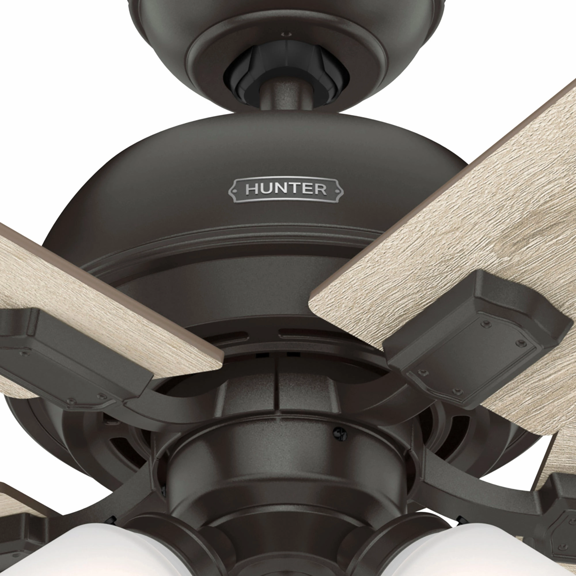 Crystal Peak 44"Ceiling Fan Noble Bronze