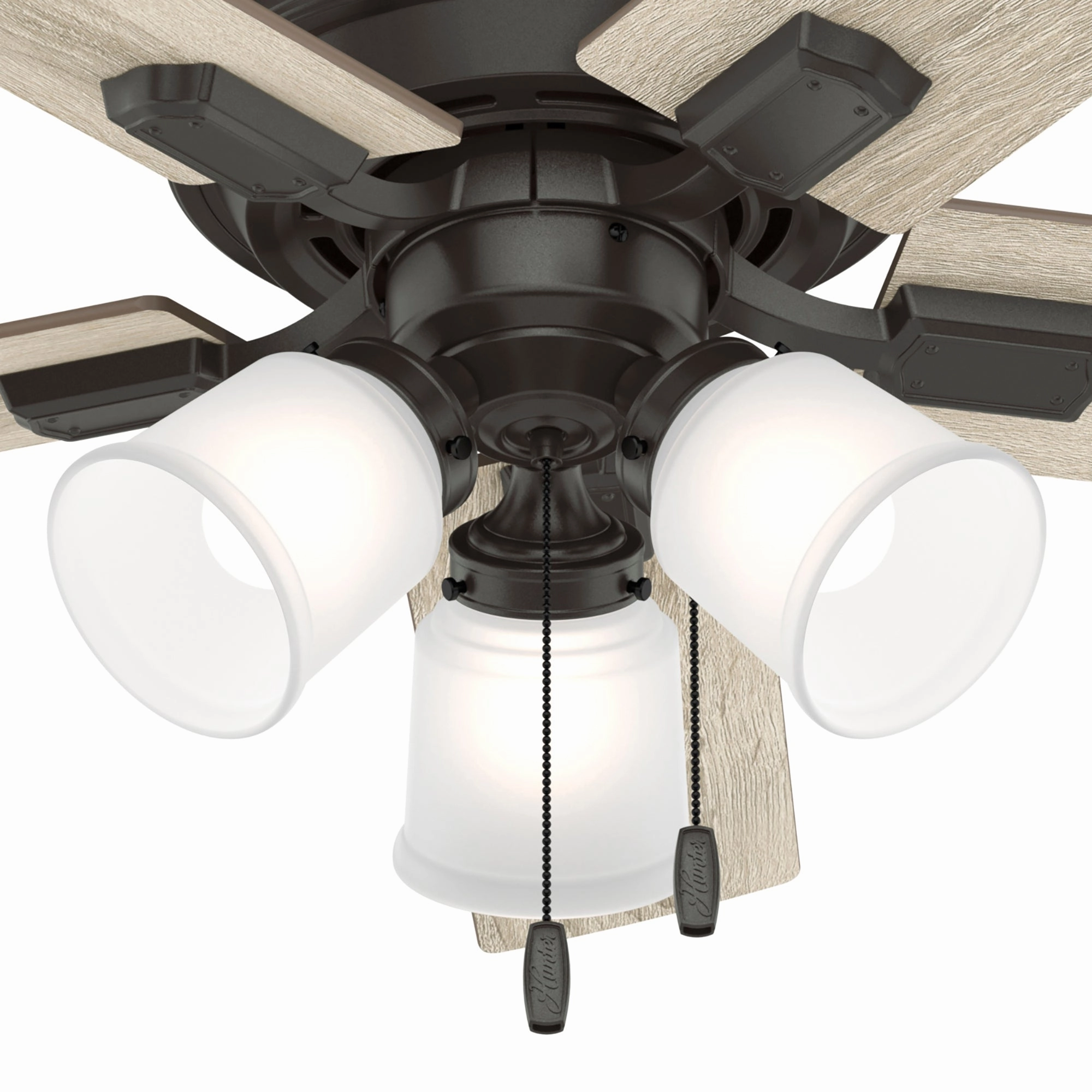 Crystal Peak 44"Ceiling Fan Noble Bronze