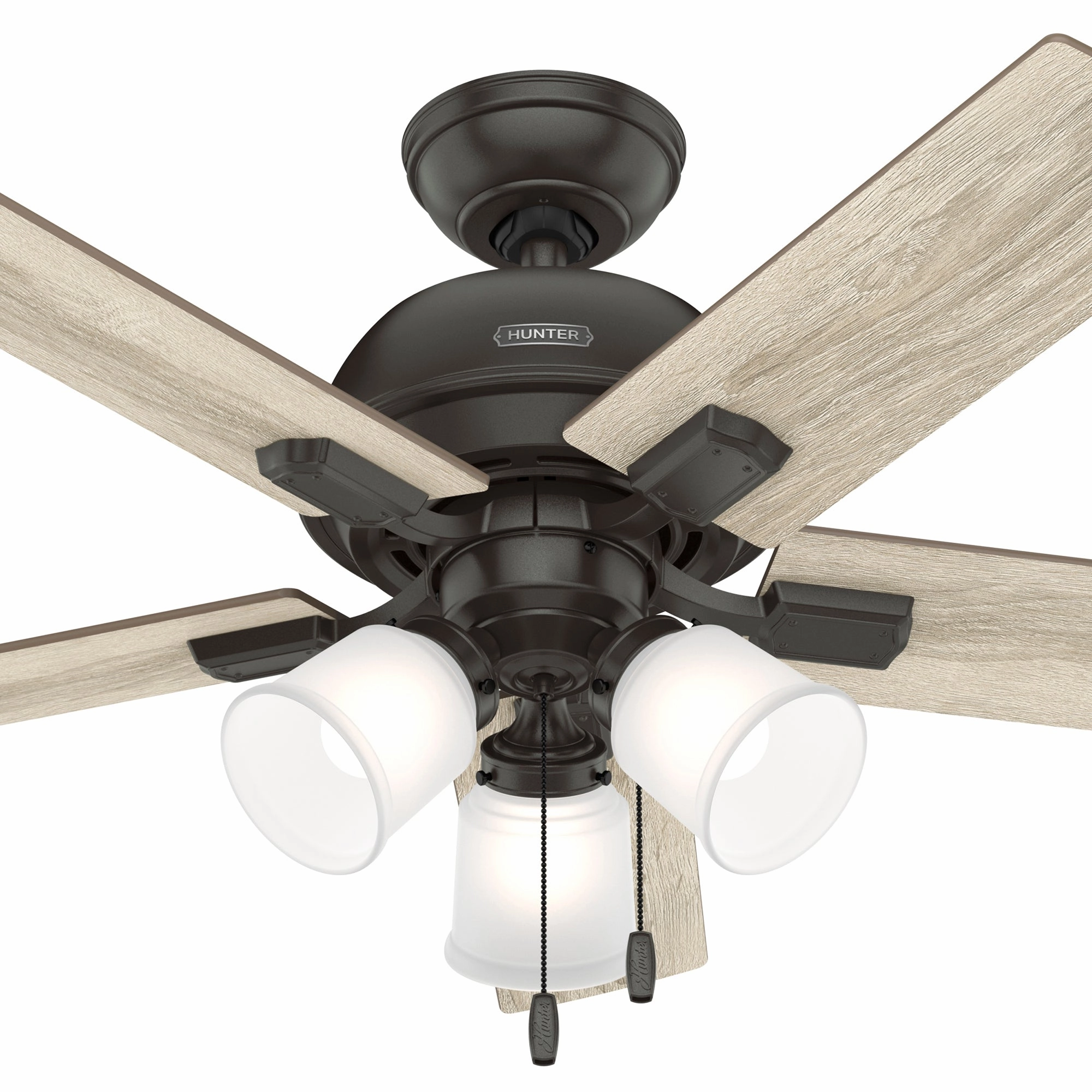 Crystal Peak 44"Ceiling Fan Noble Bronze