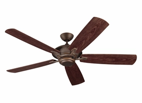 Cyclone 60" Ceiling Fan Roman Bronze outdoor exterior fans for patio cooling