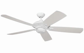Cyclone 60"Ceiling Fan White outdoor exterior fans for patio cooling