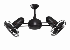 Dagny 39"Ceiling Fan Matte Black small electric fans for personal cooling