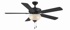 Dalton 52"Ceiling Fan Matte Black home cooling fans in medium size