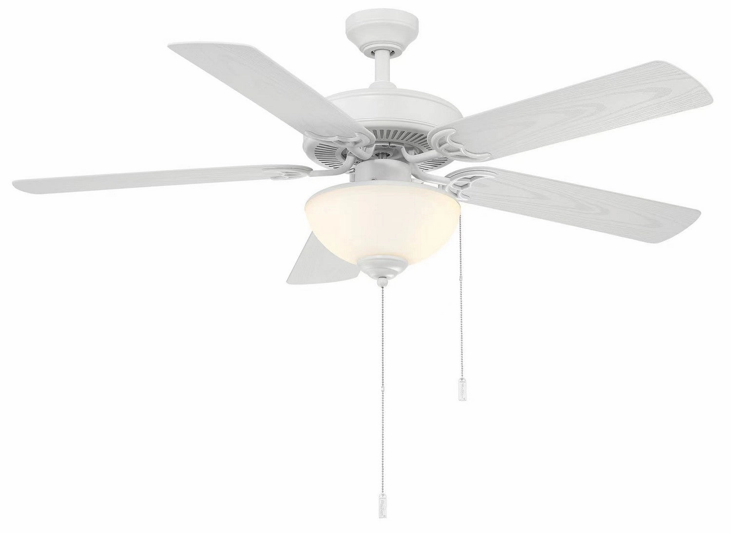 Dalton 52"Ceiling Fan Matte White outdoor exterior fans for patio cooling