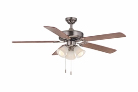 Dalton 52"Ceiling Fan Nickel indoor electric fans with remote control