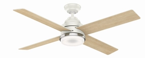Daphne 54"Ceiling Fan Fresh White indoor electric fans with remote control