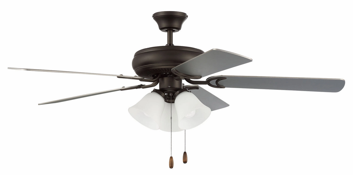 Decorator's Choice 3 Light Kit 52"Ceiling Fan Espresso high-speed electric fans for better airflow