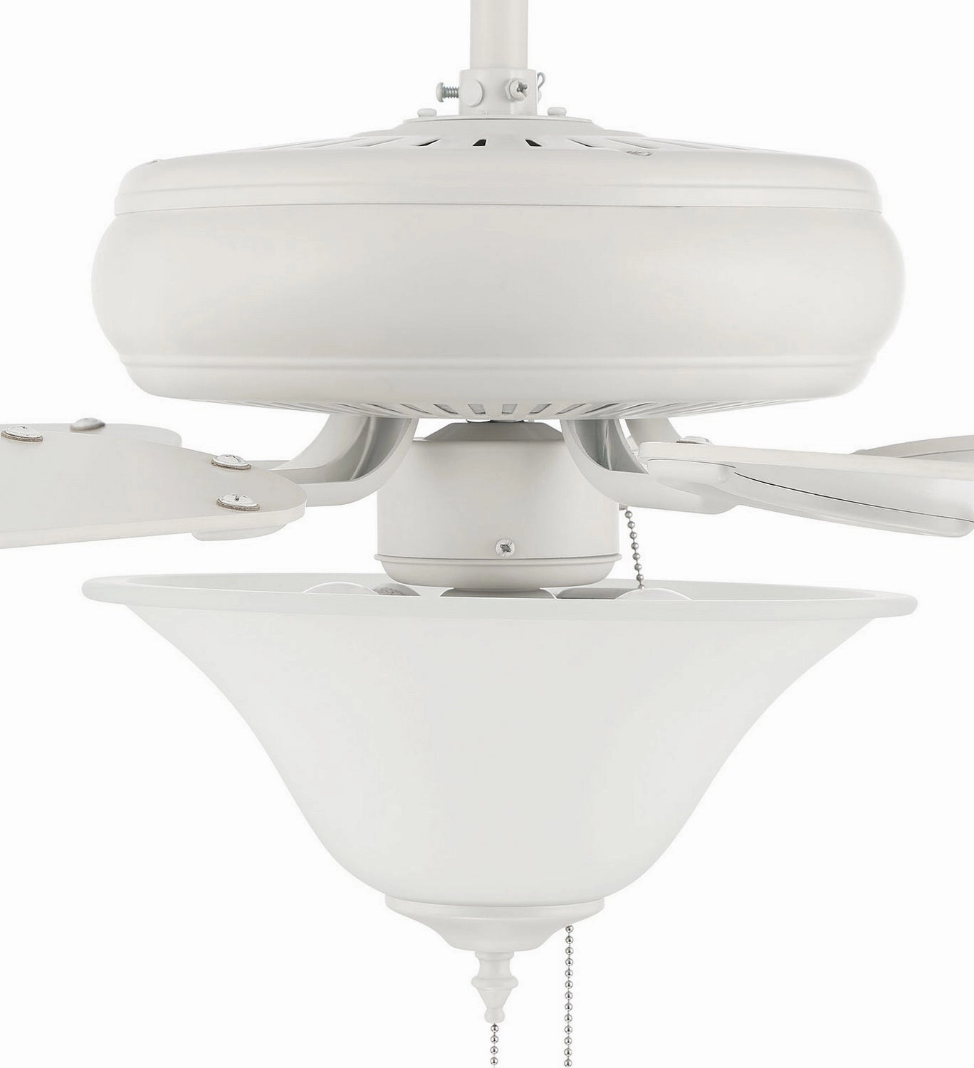 Decorator's Choice 3 Light Kit 52"Ceiling Fan Matte White