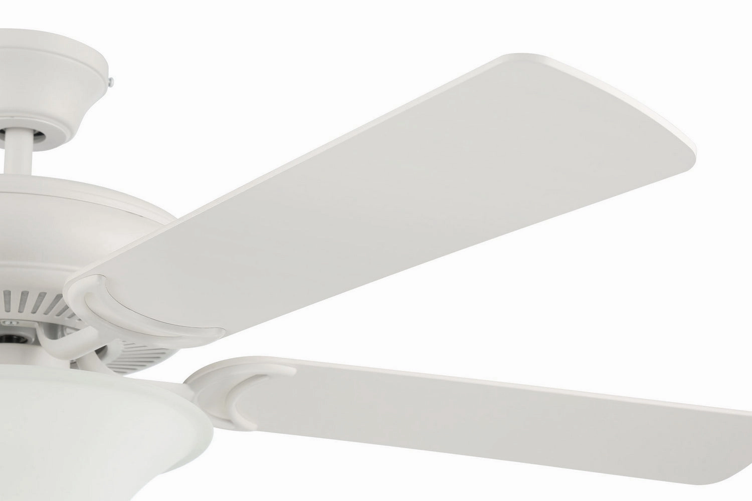 Decorator's Choice 3 Light Kit 52"Ceiling Fan Matte White