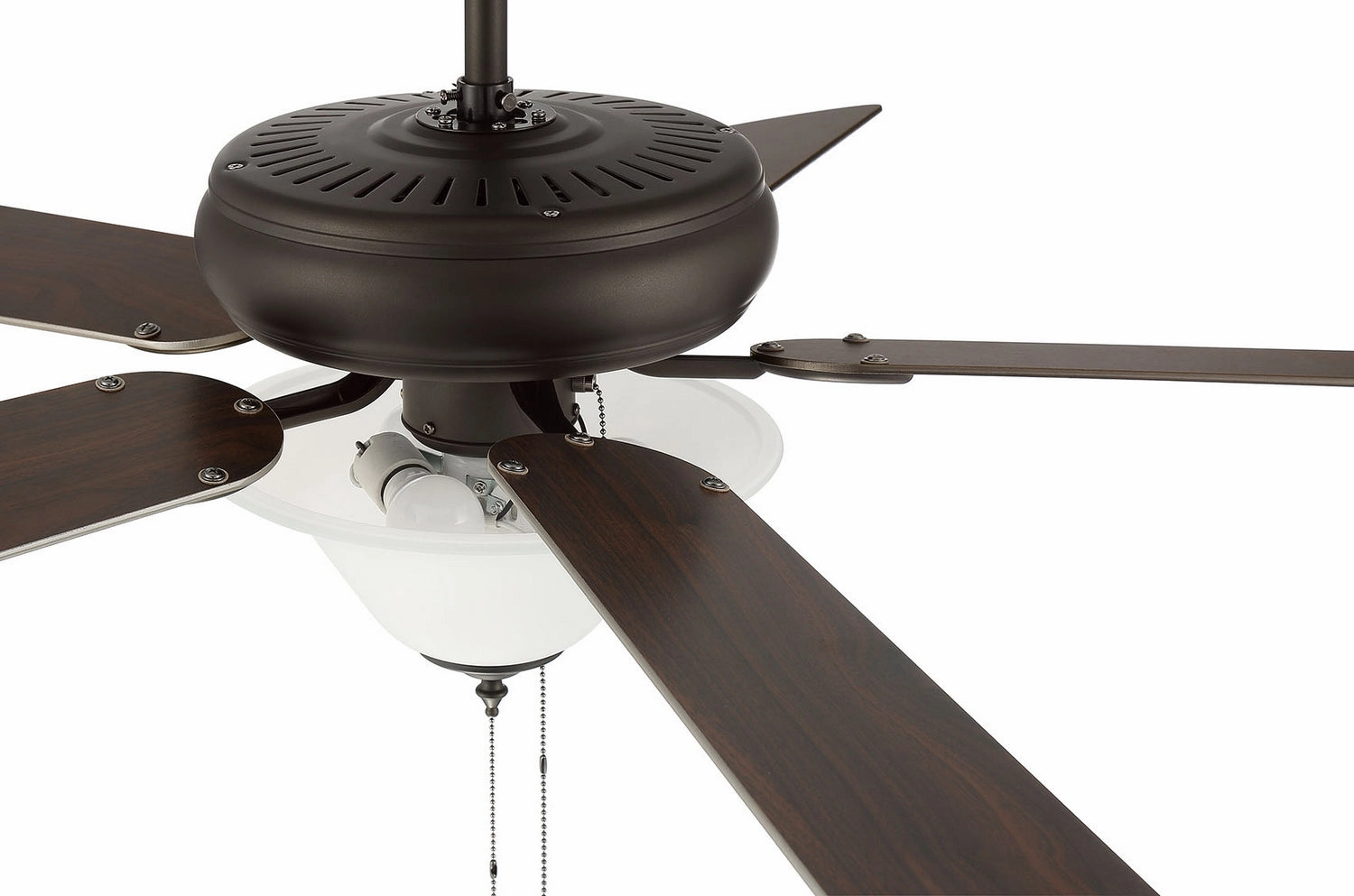 Decorator's Choice Bowl Light Kit 52"Ceiling Fan Espresso