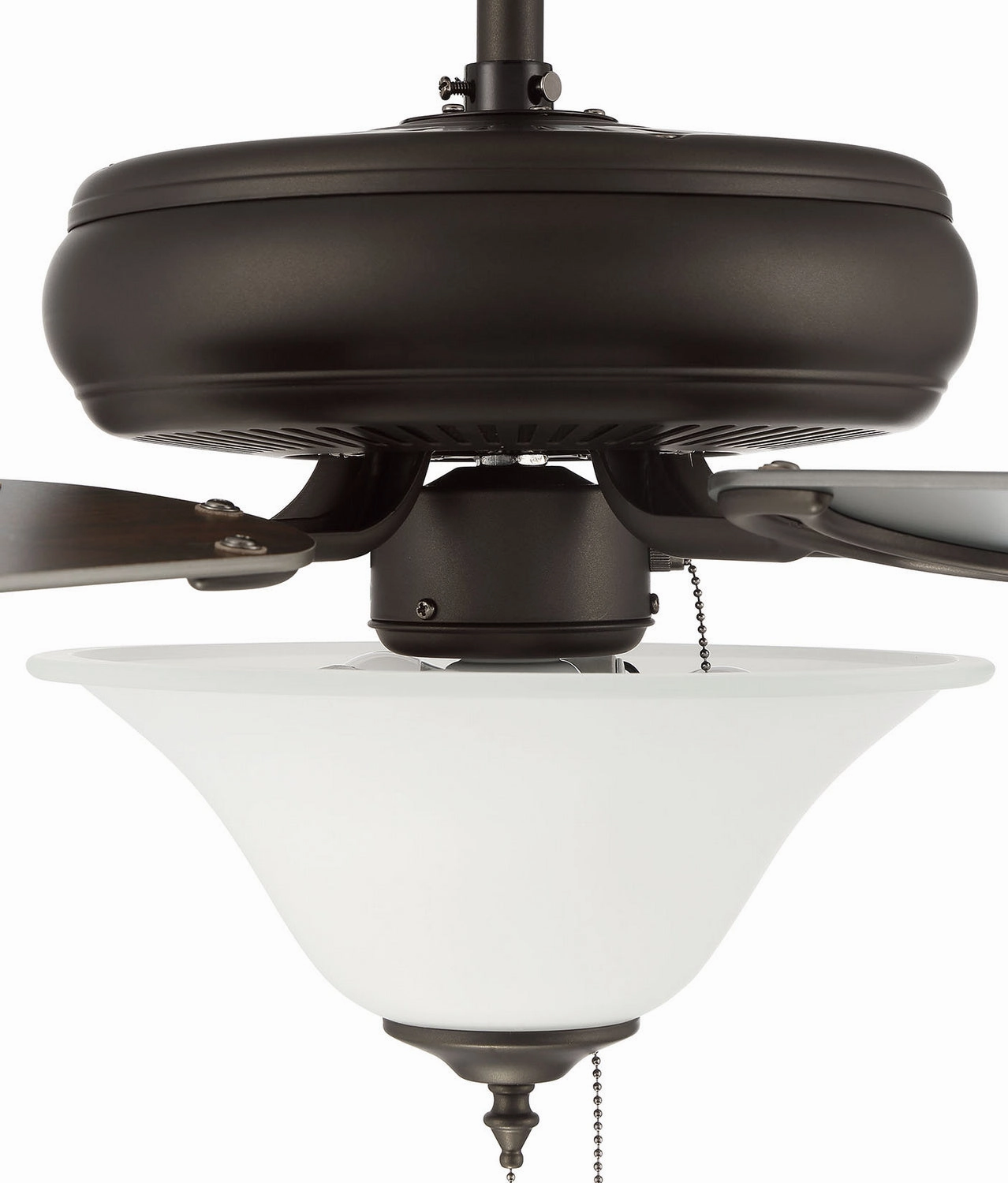 Decorator's Choice Bowl Light Kit 52"Ceiling Fan Espresso