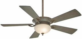 Delano Led 52"Ceiling Fan Driftwood low-noise fans for peaceful environments