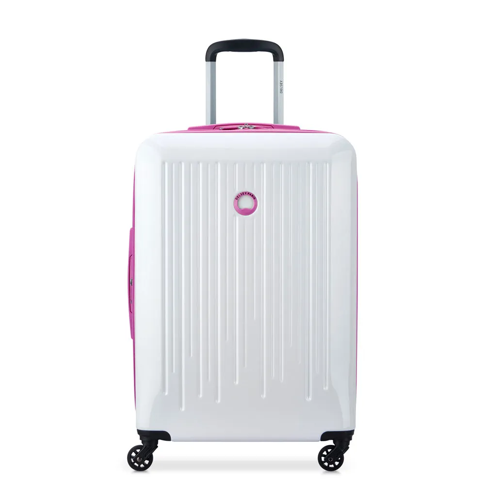 DELSEY Paris Christine Hardside Spinner Luggage Collection, 24-inch Checked-Medium Bags Delsey-Paris