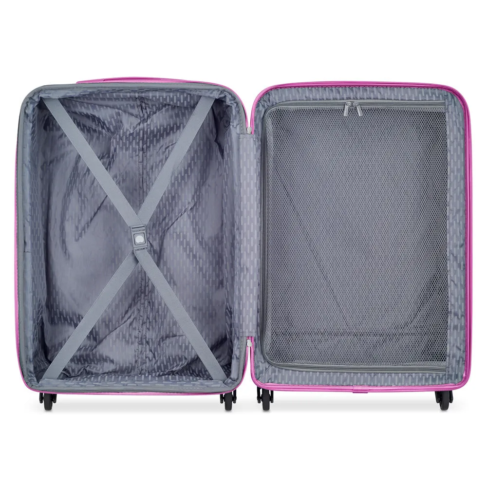 DELSEY Paris Christine Hardside Spinner Luggage Collection, 24-inch Checked-Medium Bags Delsey-Paris