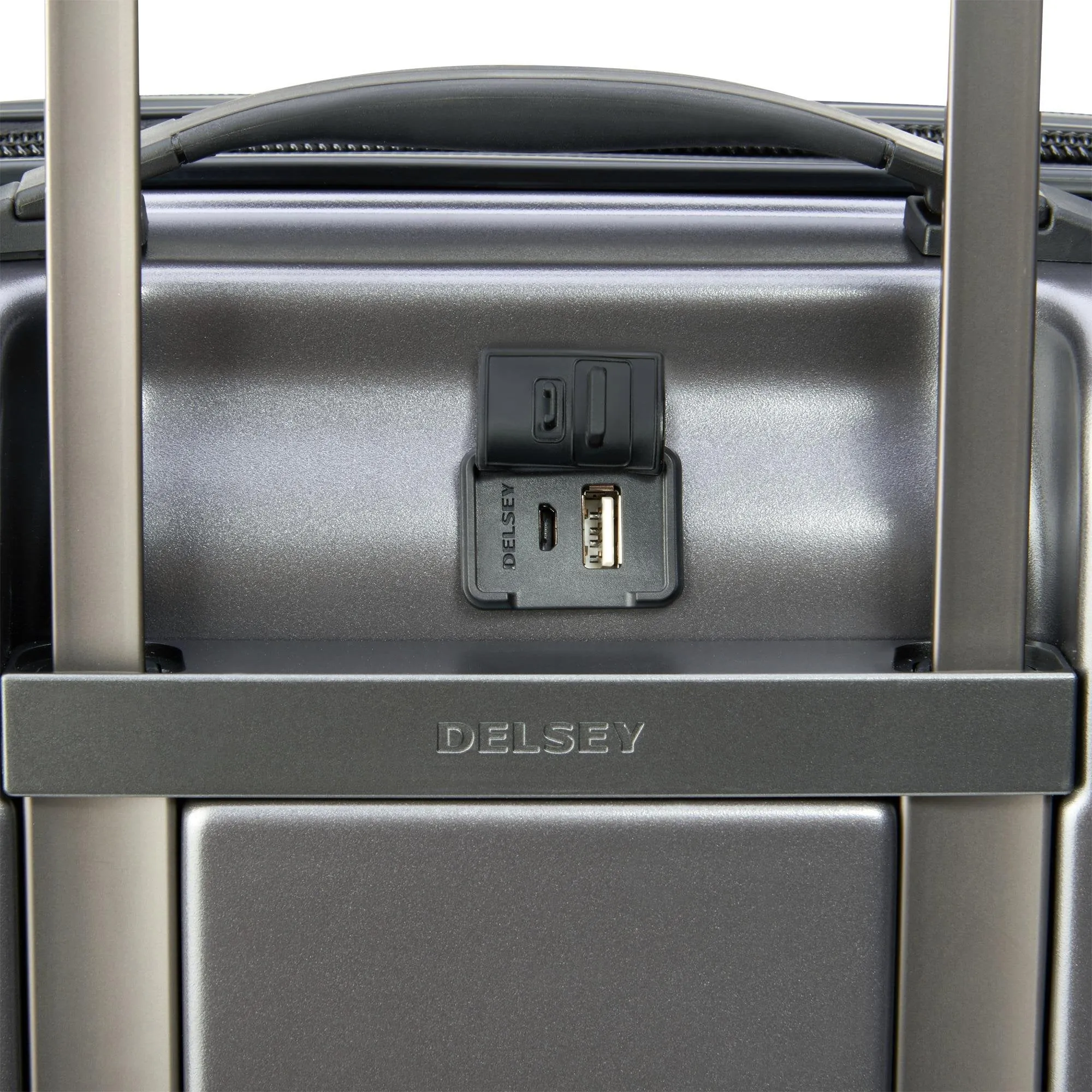 DELSEY Paris Chromium Lite 19" 4-Wheel International Carry-On Luggage Bags Delsey-Paris