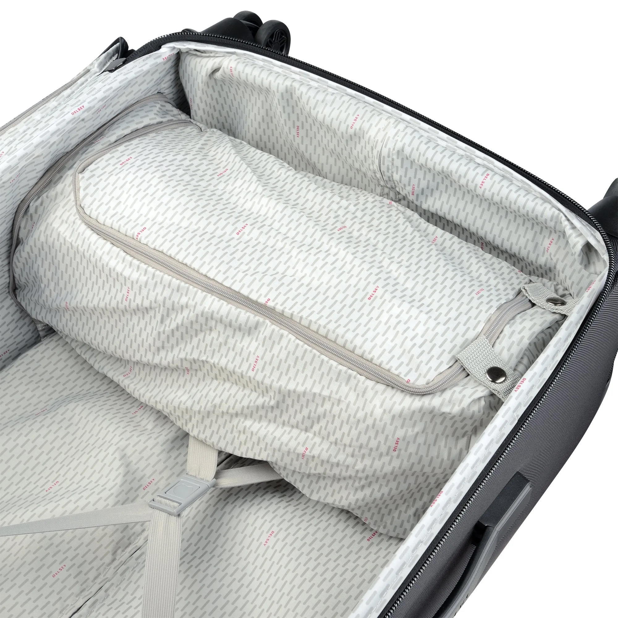 DELSEY Paris Cruise Softside 25" 4-Wheel Medium Luggage Bags Delsey-Paris