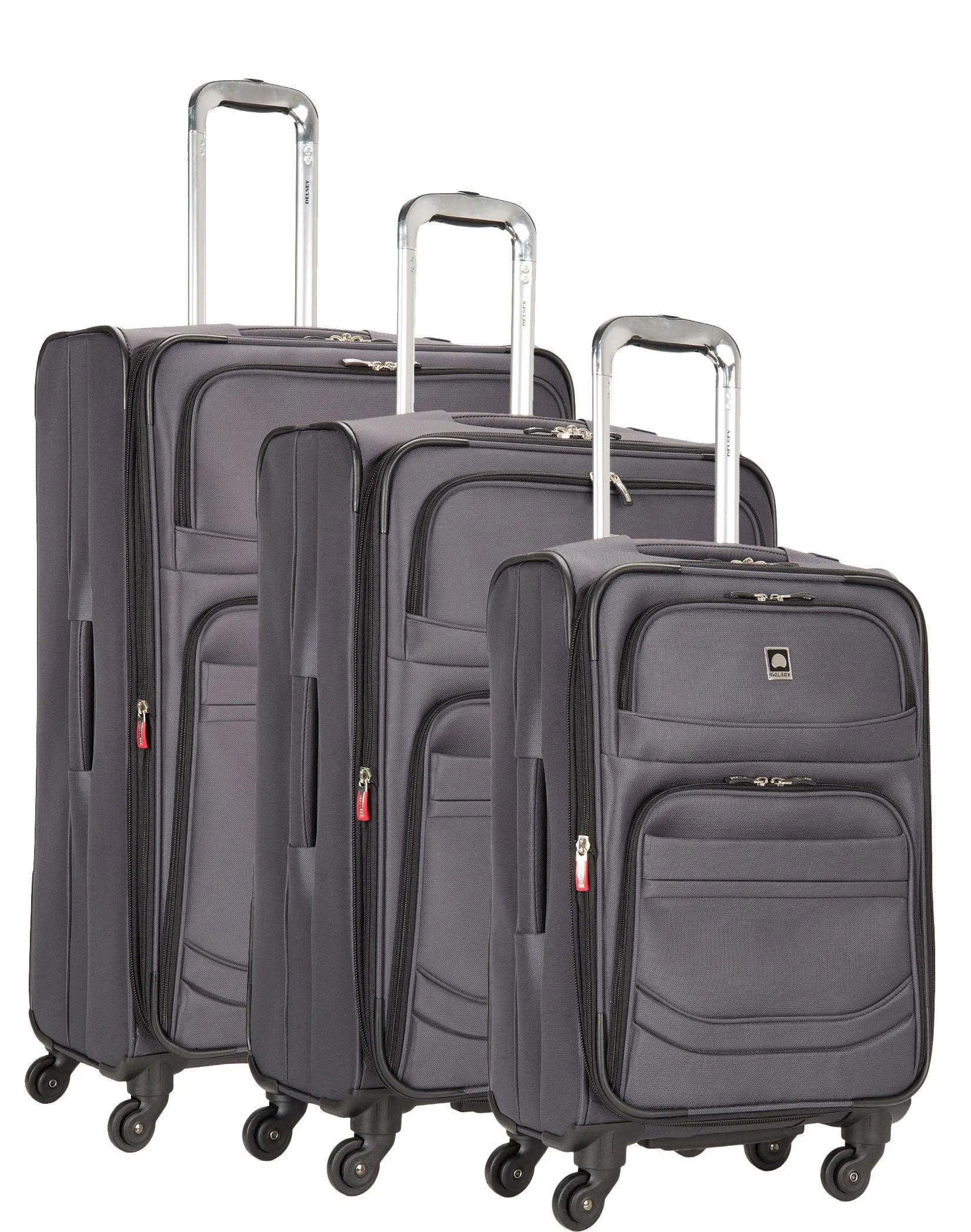 DELSEY Paris D-Lite 3 Piece Set (21"/25"/29") 4-Wheel Luggage Sets Bags Delsey-Paris