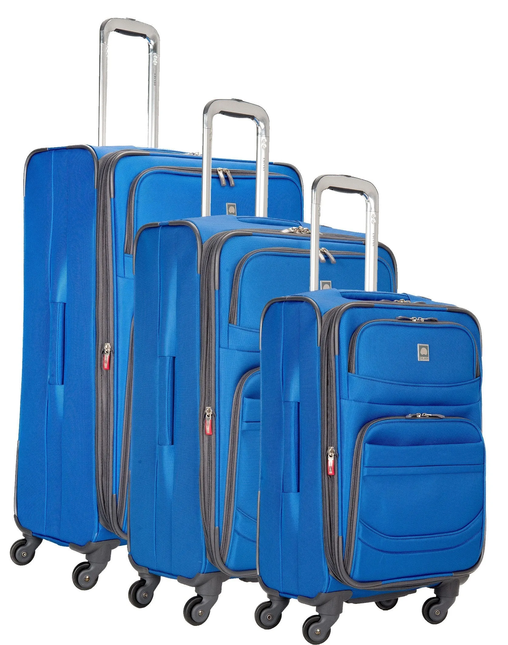 DELSEY Paris D-Lite 3 Piece Set (21"/25"/29") 4-Wheel Luggage Sets Bags Delsey-Paris