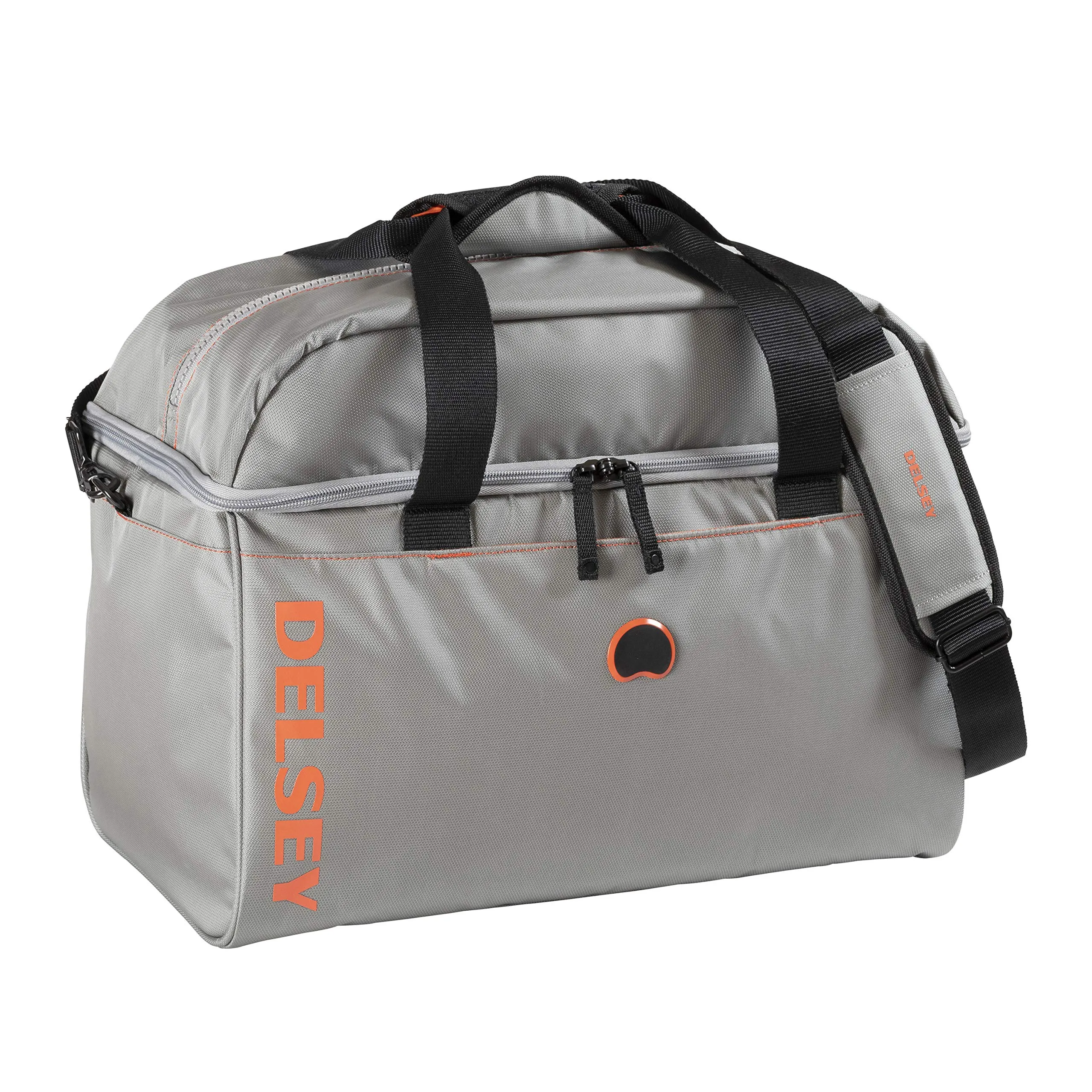 DELSEY Paris Egoa Travel Duffel Bag Made from 100% Recycled Materials, Light Gray, 18 Inch Bags Delsey-Paris