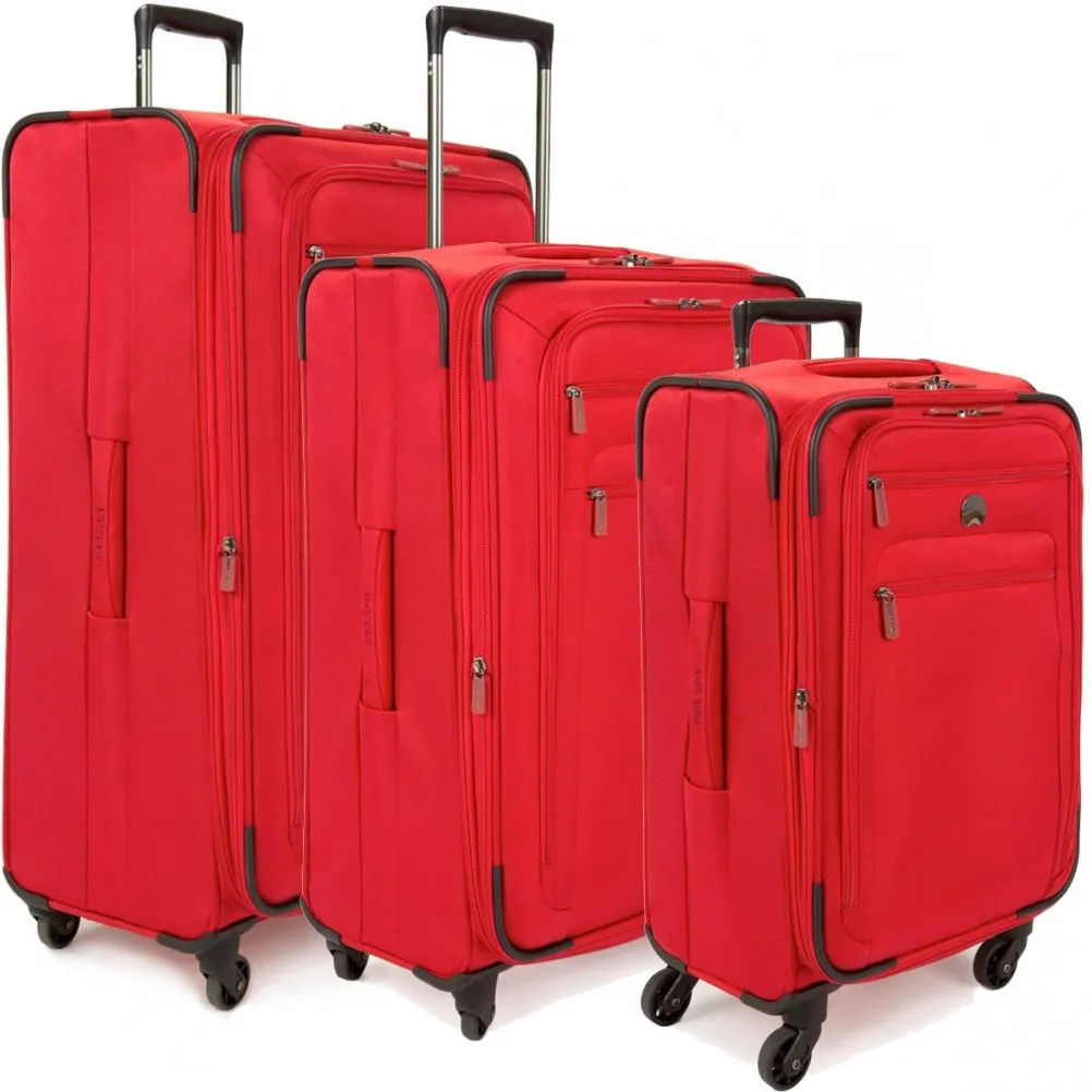 DELSEY Paris Helium Sky 2.0 3 Piece Set (21"/25"/29") 4-Wheel Luggage Sets Bags Delsey-Paris