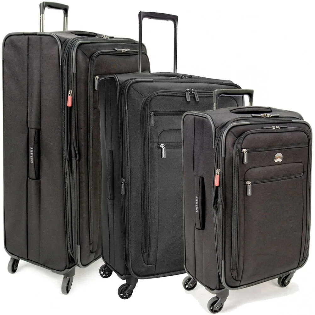 DELSEY Paris Helium Sky 2.0 3 Piece Set (21"/25"/29") 4-Wheel Luggage Sets Bags Delsey-Paris