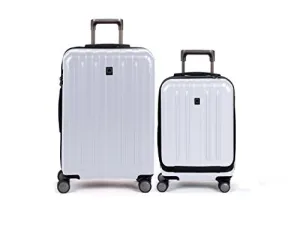 DELSEY Paris Helium Titanium 2 Piece Set (19"/25") 4-Wheel Luggage Sets Bags Delsey-Paris